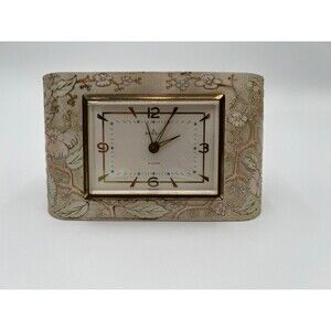 Vintage West German RENSIE Wind-Up Travel Alarm Clock Not Tested